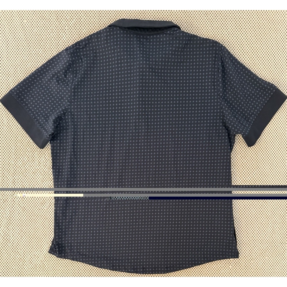 Under Armour Mens SS Athletic Geometric Print Fitted Polo Shirt Size XL Golf - Picture 4 of 7